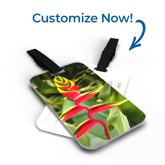 Discreet Luggage Tag / Personalized Luggage Tags / Address Tag / Name Tag /  Personalized Tag / Travel Tag / Backpack Tag / Bag Tag 