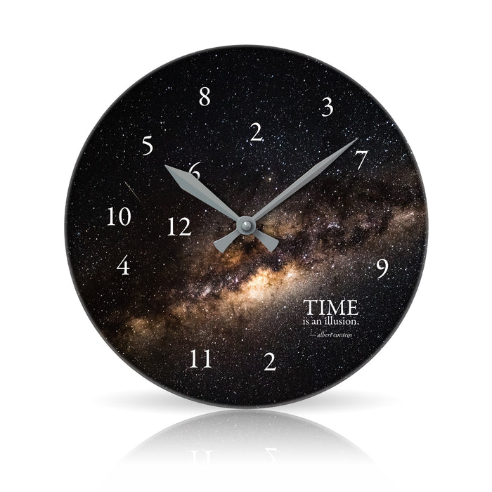 Time is an Illusion <br>Round Acrylic Wall Clock 10.75"