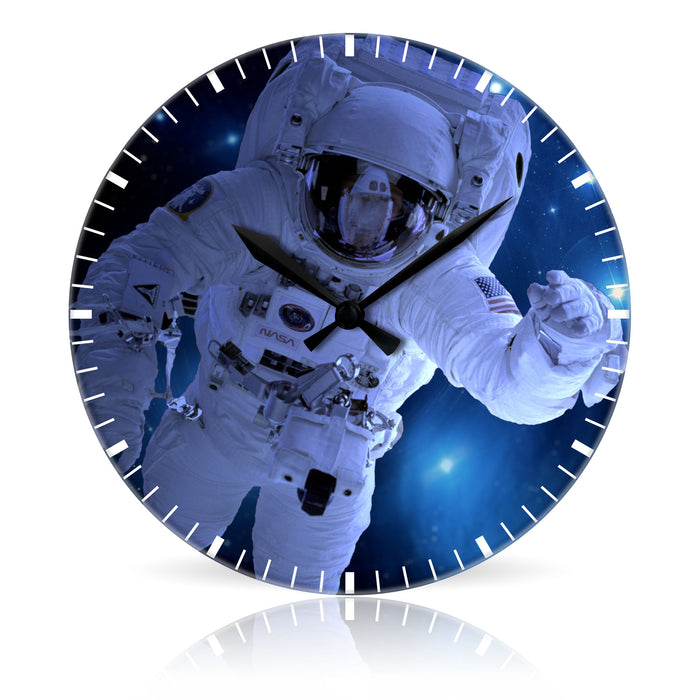 Astronaut <br>Round Acrylic Wall Clock 10.75"