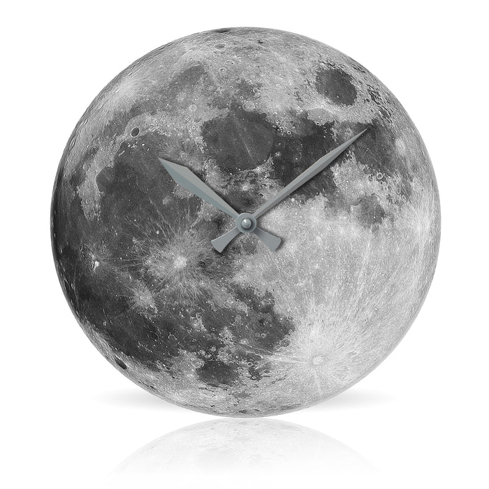 Full Moon <br>Round Acrylic Wall Clock 10.75"
