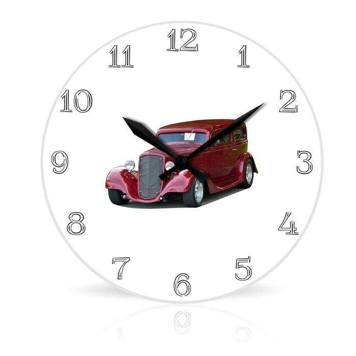 Old Ride <br>Round Acrylic Wall Clock 10.75"
